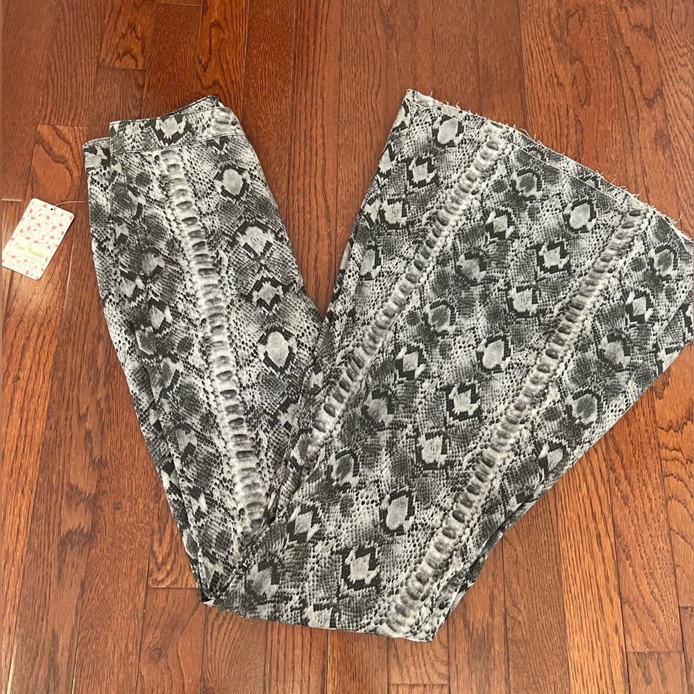 Free People- Just Float On High Rise Flare Pants